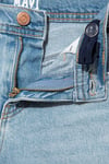 Mavi Melora Pamuklu Mom Fit Normal Bel Kız Çocuk Short 7410655-89489 AÇIK MAVİ