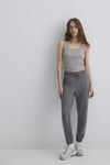Mavi Modal Karışımlı Slim Straight Normal Bel Lasitikli Paça Bayan Eşofman Altı 1600453-70122 KOYU GRİ