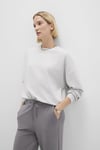 Mavi Modal Oversize Fit Bisiklet Yaka Bayan Sweat 168837-70074 AÇIK GRİ
