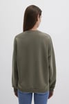 Mavi Modal Oversize Fit Bisiklet Yaka Bayan Sweat 168837-87538 YEŞİL
