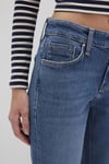 Mavi Molly Pamuklu Bootcut Fit Normal Bel Geniş Paça Jeans Bayan Kot Pantolon 1013690520 MAVİ