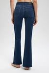 Mavi Molly Streç Pamuklu Straight Fit Normal Bel Çizme Paça Jeans Bayan Kot Pantolon 1013684068 LACİVERT