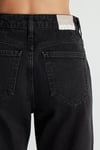 Mavi New York % 100 Pamuk Regular Straight Yüksek Bel Düz Paça Jeans Bayan Kot Pantolon 101441-82297 SİYAH