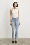 Mavi New York Streç Pamuklu Straight Fit Yüksek Bel Düz Paça Jeans Kadın Kot Pantolon 101441-86391 AÇIK MAVİ