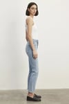 Mavi New York Streç Pamuklu Straight Fit Yüksek Bel Düz Paça Jeans Kadın Kot Pantolon 101441-86391 AÇIK MAVİ