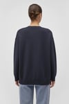 Mavi Oversize Bisiklet Yaka Bayan Kazak 1710499-83699 KOYU LACIVERT