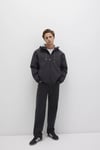 Mavi Oversize Fit Astarlı Ayarlanabilir Kapüşonlu Erkek Ceket 0110333-70087 GRİ
