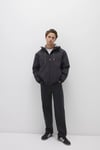 Mavi Oversize Fit Astarlı Ayarlanabilir Kapüşonlu Erkek Ceket 0110333-70087 GRİ