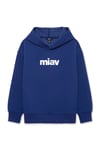Mavi Pamuk Karışımlı Loose Fit Kapüşonlu Şardonlu Erkek Çocuk Sweat 6S10028-70722 KOYU MAVİ