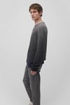 Mavi Pamuk Karışımlı Slim Fit Bisiklet Yaka Erkek Kazak 070779-34686 GRİ