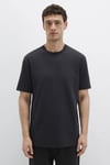 Mavi Pamuklu Bisiklet Yaka Basic Erkek T Shirt 0612731-900 SİYAH
