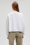 Mavi Pamuklu Bisiklet Yaka Crop Bayan Sweat 1S10120-87033 AÇIK GRİ