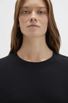 Mavi Pamuklu Bisiklet Yaka Loose Fit Bayan Sweat 1610198-900 SİYAH