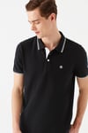 Mavi Pamuklu Dar Kesim Düğmeli Erkek Polo Yaka T Shirt 064164-900 SİYAH