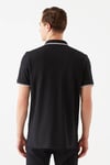 Mavi Pamuklu Dar Kesim Düğmeli Erkek Polo Yaka T Shirt 064164-900 SİYAH