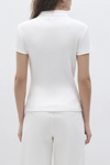 Mavi Pamuklu Fitted Fit Bayan Polo Yaka T Shirt 1613120-70057 KREM