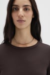 Mavi Pamuklu Fitted Fit Bisiklet Yaka Bayan Sweat 1613619-70240 KAHVE
