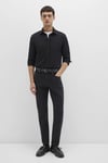 Mavi Pamuklu Fitted Örme Erkek Gömlek 0210294-900 SİYAH