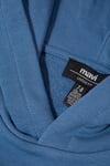 Mavi Pamuklu Logo Baskılı Loose Fit Kapüşonlu Erkek Çocuk Sweat 6S10143-83767 MAVİ