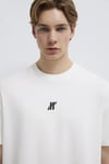 Mavi Pamuklu Logolu Bisiklet Yaka Erkek T Shirt 0612745-70057 KREM