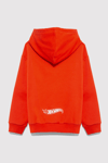 Mavi Pamuklu Loose Fit Baskılı Kapüşon Yaka Erkek Çocuk Sweat 6S10156-88523 KIRMIZI