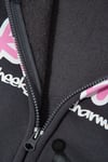 Mavi Pamuklu Loose Fit Baskılı Kapüşon Yaka Fermuarlı Kız Çocuk Sweat 7S10167-85309 FÜME