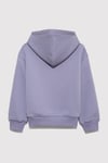 Mavi Pamuklu Loose Fit Baskılı Kapüşon Yaka Kız Çocuk Sweat 7610035-88095 AÇIK GRİ