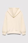 Mavi Pamuklu Loose Fit Baskılı Kapüşonlu Kız Çocuk Sweat 7S10141-70072 BEJ