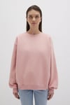 Mavi Pamuklu Loose Fit Bisiklet Yaka Bayan Sweat 1610198-91003 GÜL KURUSU