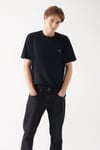 Mavi Pamuklu Loose Fit Bisiklet Yaka Erkek T Shirt 067074-900 SİYAH