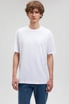 Mavi Pamuklu Loose Fit Bisiklet Yaka Erkek T Shirt 0611313-620 BEYAZ