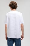 Mavi Pamuklu Loose Fit Bisiklet Yaka Erkek T Shirt 0611313-620 BEYAZ