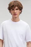 Mavi Pamuklu Loose Fit Bisiklet Yaka Erkek T Shirt 0611313-620 BEYAZ
