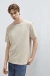 Mavi Pamuklu Loose Fit Bisiklet Yaka Erkek T Shirt 066249-70004 BEJ