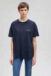 Mavi Pamuklu Loose Fit Bisiklet Yaka Kadın T Shirt 1611309-70490 LACİVERT
