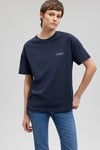 Mavi Pamuklu Loose Fit Bisiklet Yaka Kadın T Shirt 1611309-70490 LACİVERT