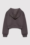 Mavi Pamuklu Loose Fit Kapüşonlu Baskılı Kız Çocuk Sweat 7S10128-90778 ANTRASİT