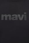Mavi Pamuklu Loose Fit Kapüşonlu Şardonlu Erkek Sweat 0610960-900 SİYAH