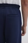 Mavi Pamuklu Loose Fit Lastikli Paça Logolu Şardonlu Erkek Eşofman Altı 0010207-70497 LACİVERT