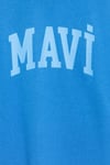 Mavi Pamuklu Loose Fit Logo Baskılı Bisiklet Yaka Erkek Çocuk T Shirt 6610484-70902 SAKS