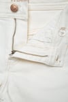 Mavi Pamuklu Normal Bel Kot Kız Çocuk Short 7410655-A1606 BEYAZ