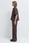 Mavi Pamuklu Oversize Fit Gömlek Yaka Uzun Kollu Kadın Bluz 1211467-71603 KAHVE