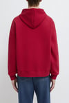Mavi Pamuklu Oversize Fit Logo Baskılı Kapüşon Yaka Erkek Sweat 067149-70464 KIRMIZI