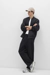 Mavi Pamuklu Oversize Fit Normal Bel Erkek Eşofman Altı 0010530-900 SİYAH