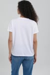 Mavi Pamuklu Regular Fit Bisiklet Yaka Bayan T Shirt 1612240-620 BEYAZ