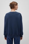 Mavi Pamuklu Regular Fit Bisiklet Yaka Şardonlu Bayan Sweat 1611656-82454 LACİVERT