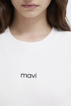 Mavi Pamuklu Regular Fit Bisiklet Yaka Bayan T Shirt 1612829-80194 EKRU