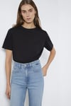 Mavi Pamuklu Regular Fit Bisiklet Yaka Kadın T Shirt 1600965-900 SİYAH
