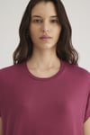 Mavi Pamuklu Regular Fit Bisiklet Yaka Bayan T Shirt 1611649-70919 VİŞNE