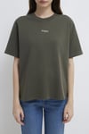 Mavi Pamuklu Regular Fit Bisiklet Yaka Kadın T Shirt 1612829-71553 KOYU HAKİ